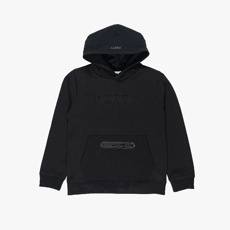 Junior Kale Hoodie (Black)