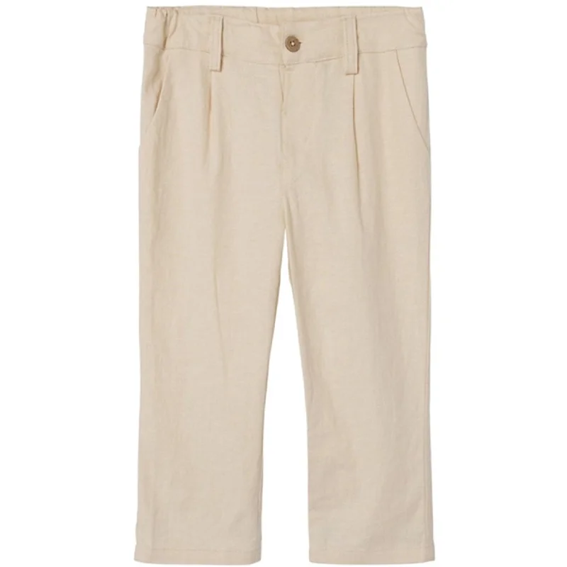 Lil'Atelier Bleached Sand Felix Pants