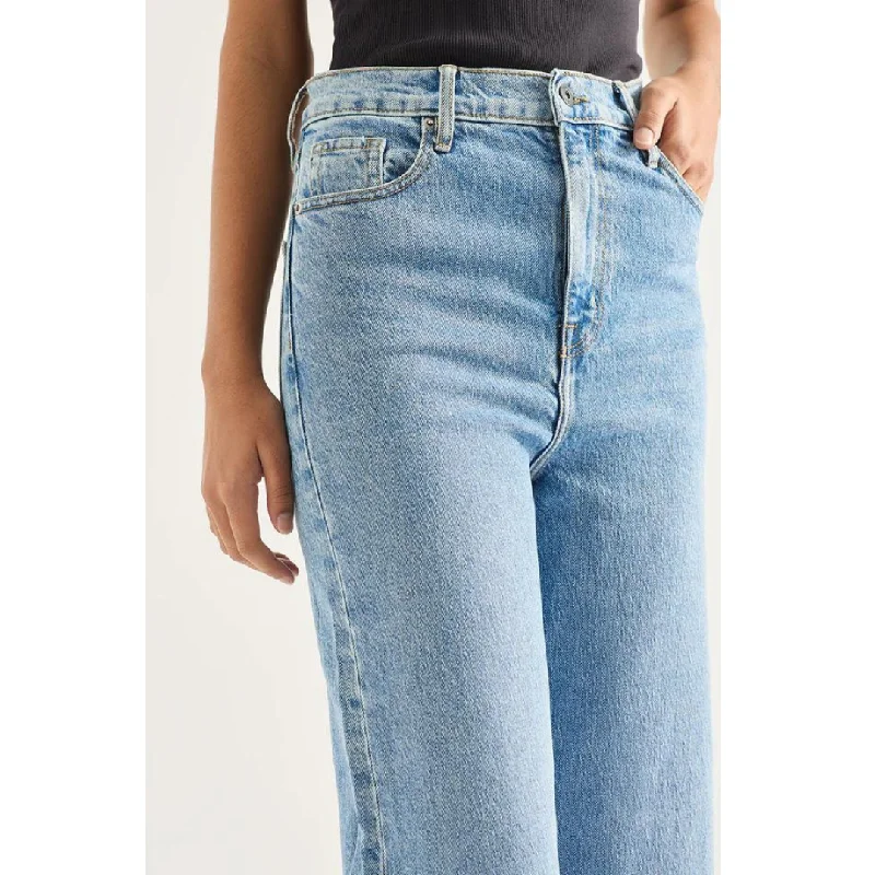 OUTLAND DENIM Ellie High Rise Wide Leg Jean, Era Blue