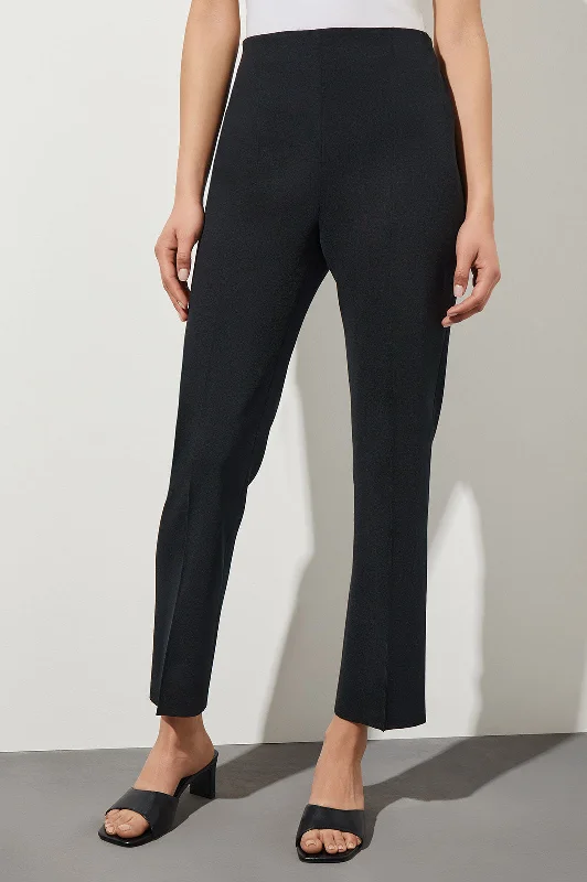 Pull-On Ankle Pant - Knit, Black