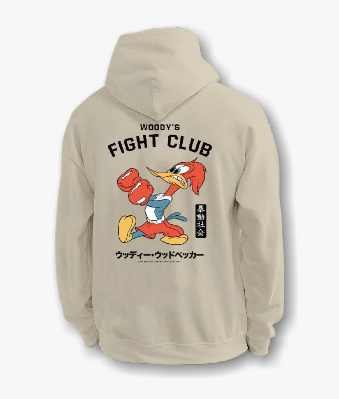 Woody Woodpecker's Fight Club Mens Hoodie