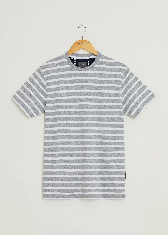 Gibson T-Shirt - Grey Marl/White