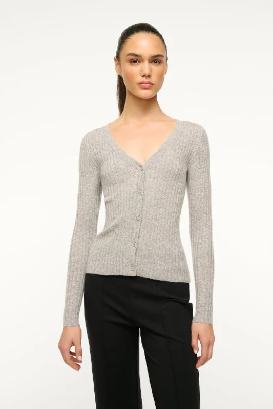 CARGO CASHMERE SWEATER | HEATHER GREY