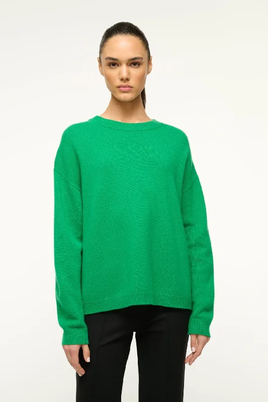 SERRANO CASHMERE RELAXED CREW | CLOVER