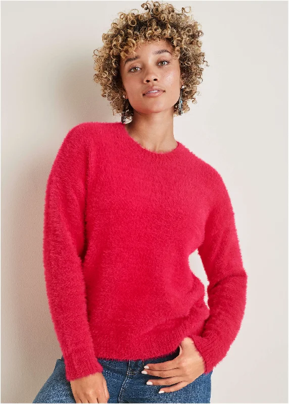 Eyelash Sweater - Barberry