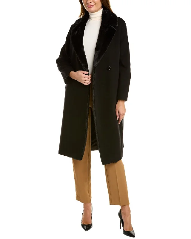 Cinzia Rocca Icons Wool & Cashmere-Blend Coat