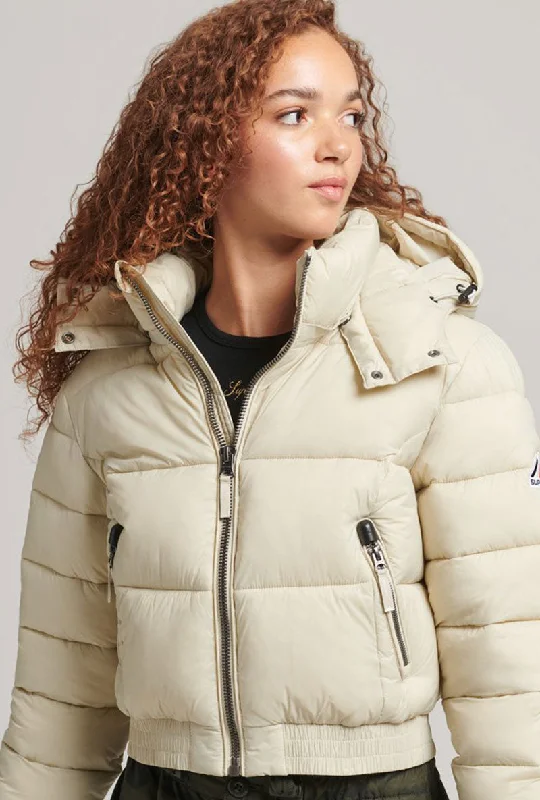 SUPERDRY FUJI CROP HOODED JACKET